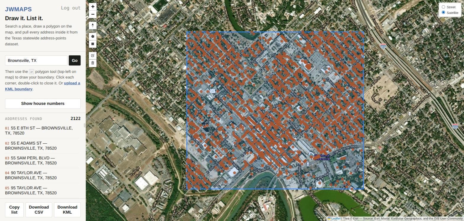 JWMaps screenshot